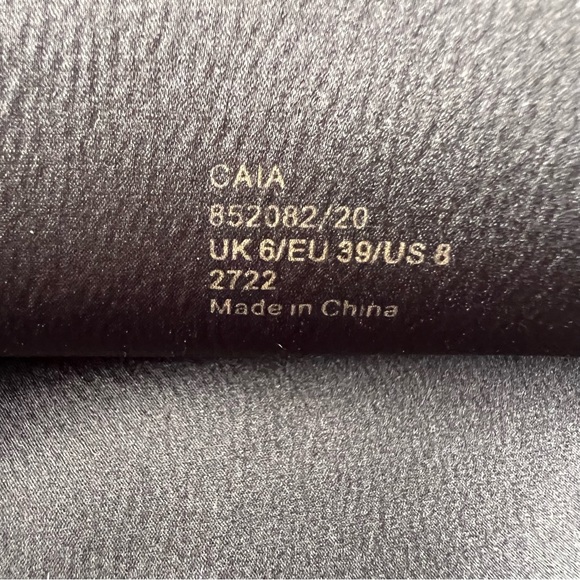 REISS Caia High Heel Over The Knee Black Leather Boots Women's Size 8 - Picture 8 of 11